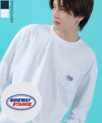 SIDEWAY STANCE �T�C�h�E�F�C�X�^���X �I�[�o�����o�[���b�y�� �����|�C���g �|�P�b�gT�V���c