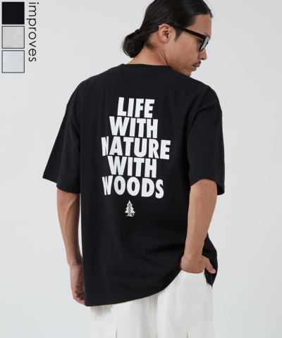 WOODS WOODS�ʒ� �o�b�N���S ����T�V���c
