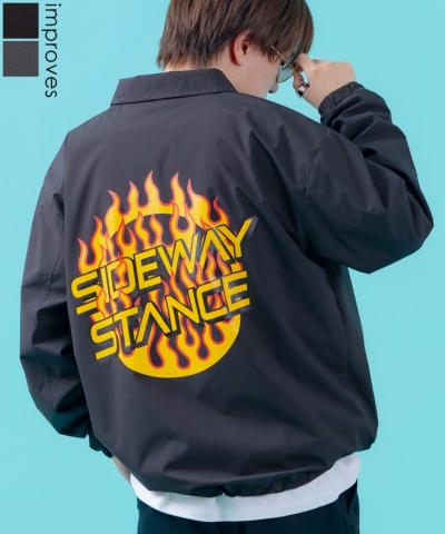 SIDEWAY STANCE �T�C�h�E�F�C�X�^���X �t�@�C���[�T�[�N�����S �R�[�`�W���P�b�g