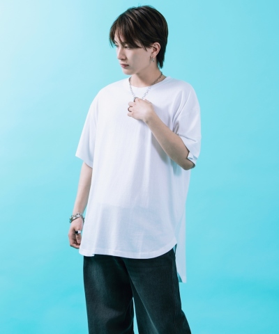 20/-�V�� C100 SHISKY IRREGULAR HEM Tee