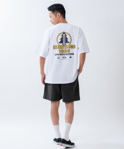 WOODS WOODS�ʒ� �o�b�N���S�v�����g ����T�V���c