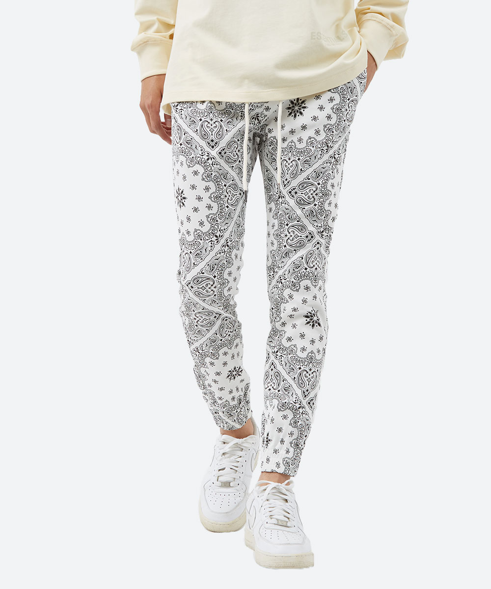 バンダナ柄スキニージョガー