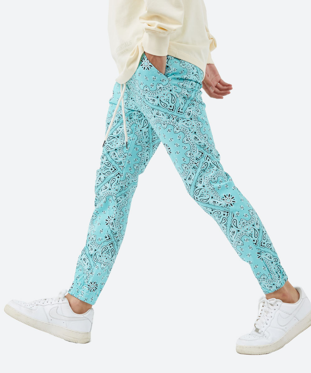 バンダナ柄スキニージョガー