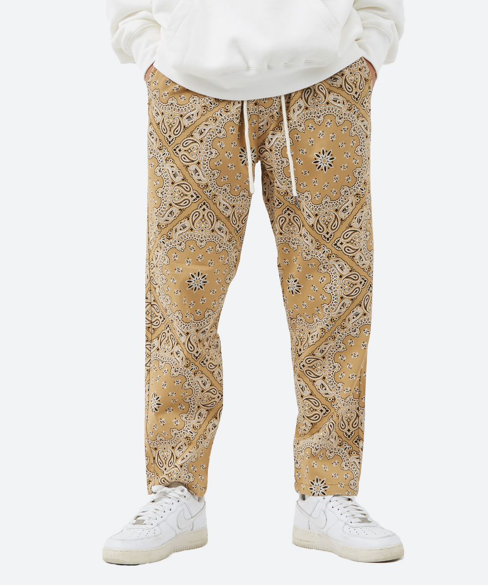 バンダナ柄シェフパンツ