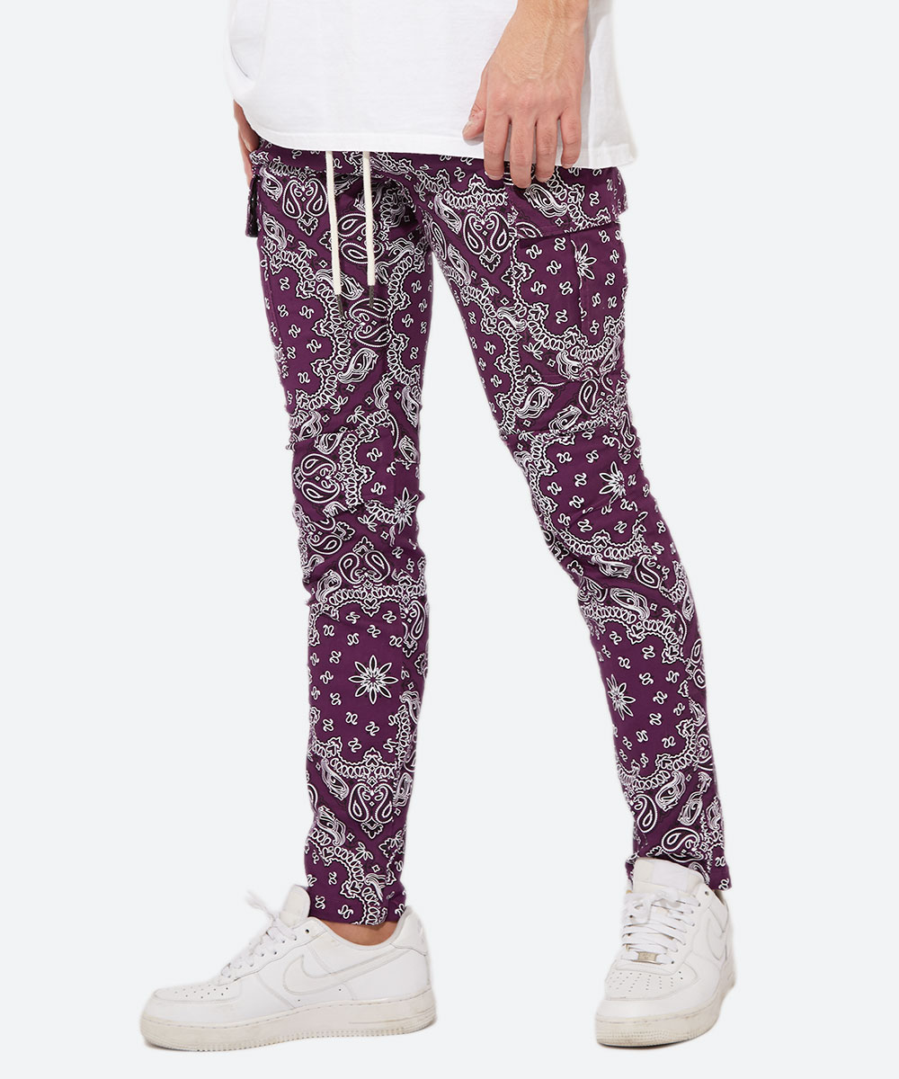 バンダナ柄スキニーカーゴ