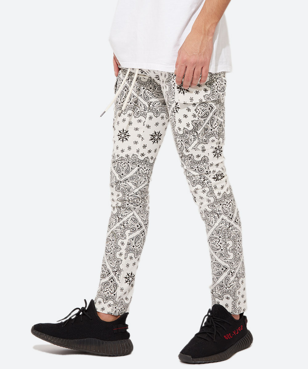 バンダナ柄スキニーカーゴ