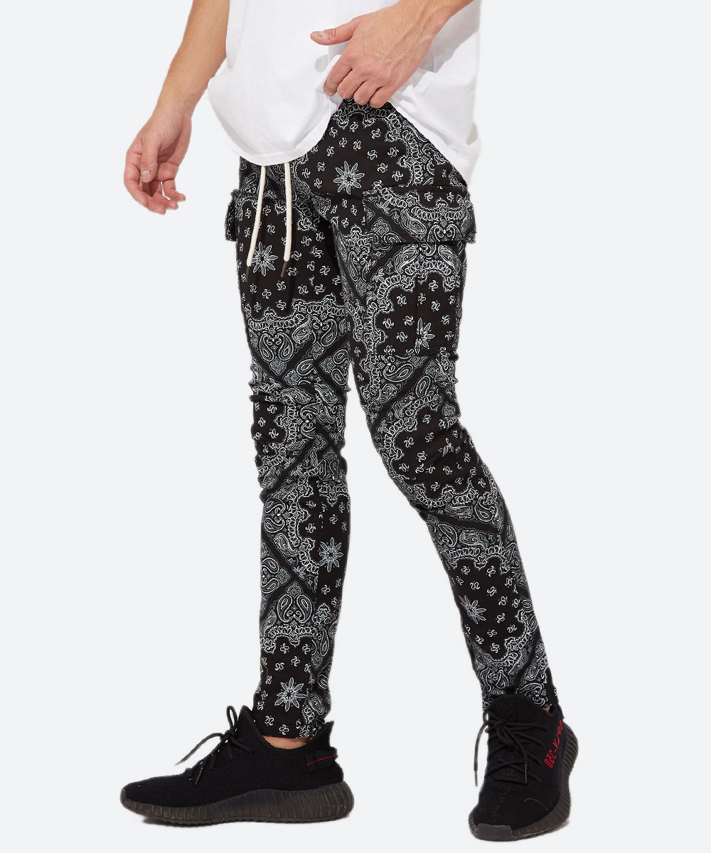 バンダナ柄スキニーカーゴ