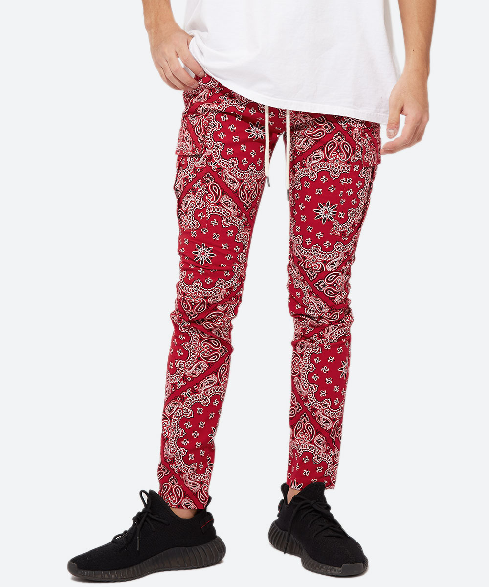 バンダナ柄スキニーカーゴ